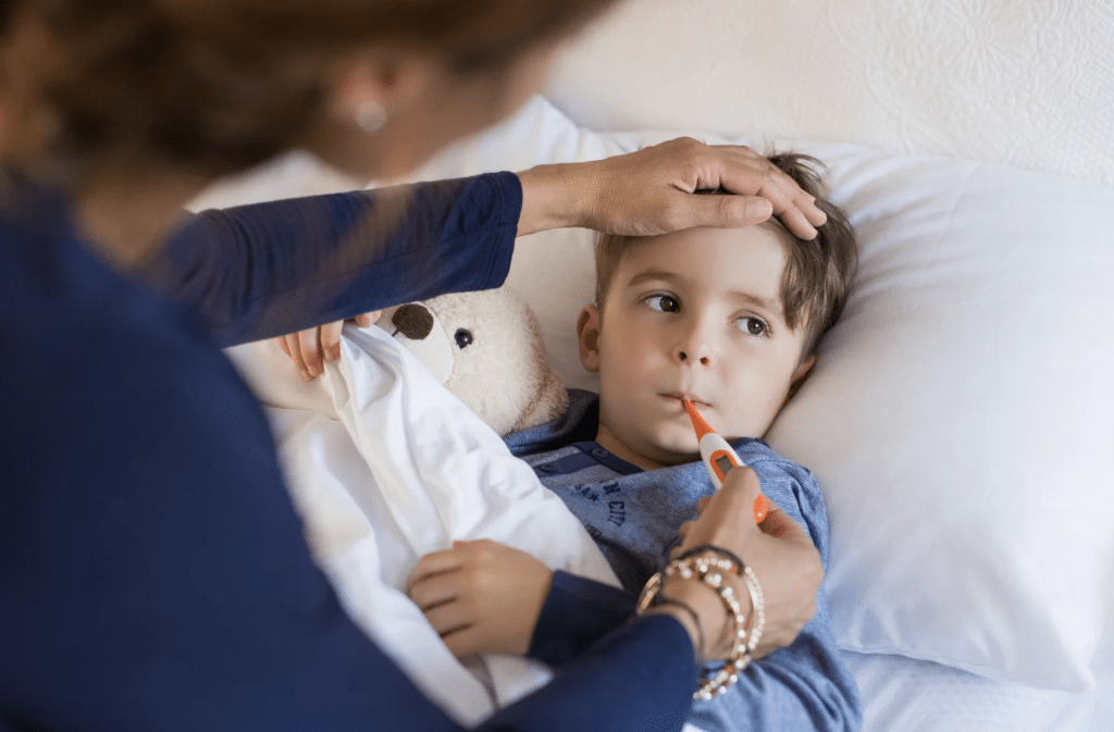 boy with sinus